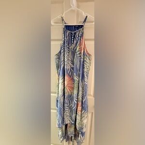 Mlle Gabrielle Blue and Green Dress